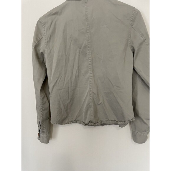GAP Cargo Shirt in Khaki Long Sleeve Womens SZ S - Picture 8 of 12